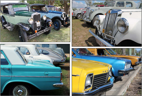 VINTAGE CAR EXPO vintage showpieces – massive range of models – free entry